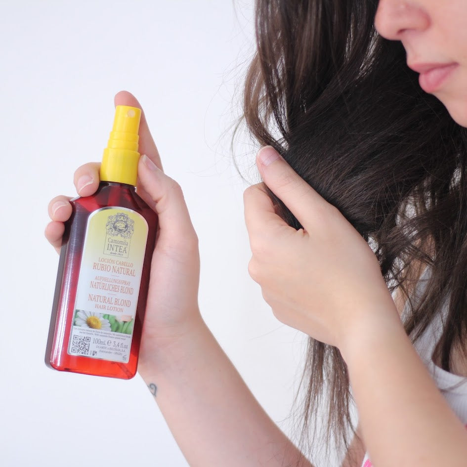Loción Rubio Natural, Spray Aclarante del Cabello