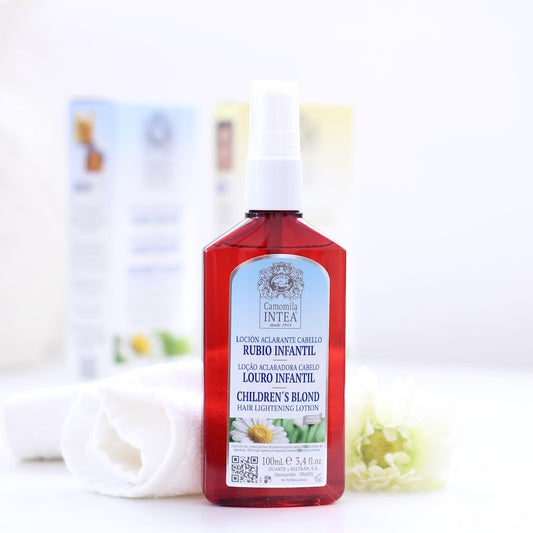 Loción Rubio Infantil, Spray Aclarante del Cabello